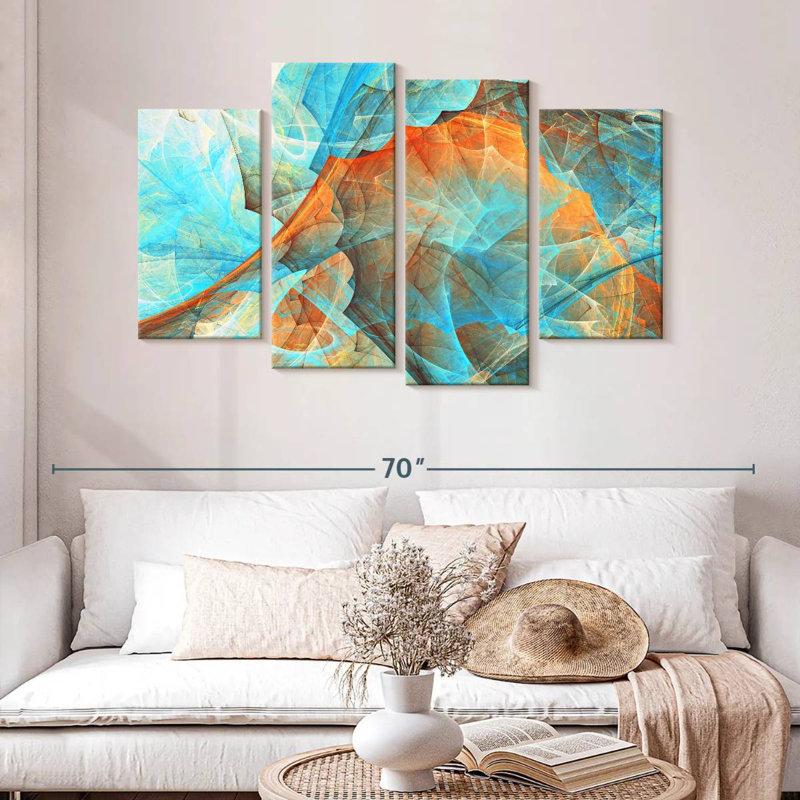 Abstrait numérique Avery Chill Out, H 32 po x l 52 po