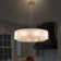 10-light Dimmable Round Alabaster Chandelier