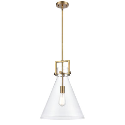 Coterie Single Light Glass Dimmable Pendant