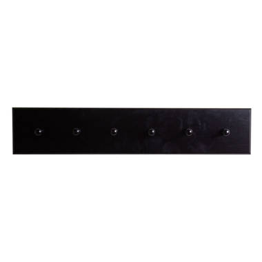 Umbra Black Flip 8 Hook Wall Mounted Coat Rack