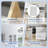 Sinber 30"W x 34.5"H x 24"D RTA Sink Base Kitchen Cabinet with White Birch Solid Wood Construction and Soft-Close Shaker Style Doors, Ready to Assemble-116871489-116871493