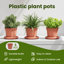 Round Flower Pot 6 Pcs Plastic-701502281-701502282