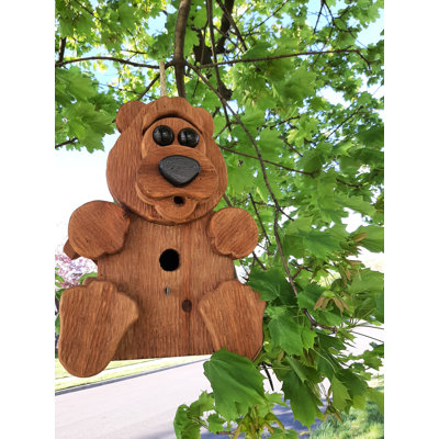 Smpad 16'' H x 11'' W x 10'' D Hanging Birdhouse