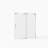5660"W X 72"H Frameless Sliding Shower Door,5/16" (8Mm) Thick SGCC Tempered Clear Glass,Double Side Easy Clean Coat, Brushed Nickel Finished With Buffer-124947498