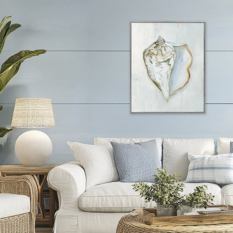 Giclée encadrée sérénité, conception par Hannah Dawson, Estampe numérique Farmhouse, H 30 po x l 24 po