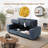Ebern Designs Judeth Square Arm Modular Sofa-988554794-988300133