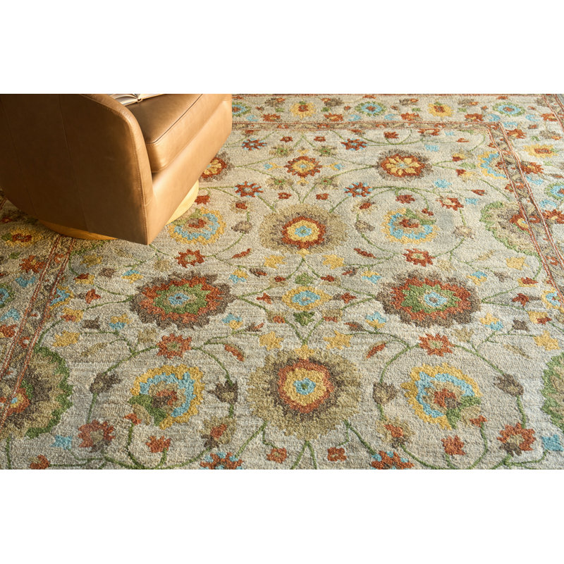 Newport hand-tufted New Zealand Wool Beige Area Rug, 10'X14'