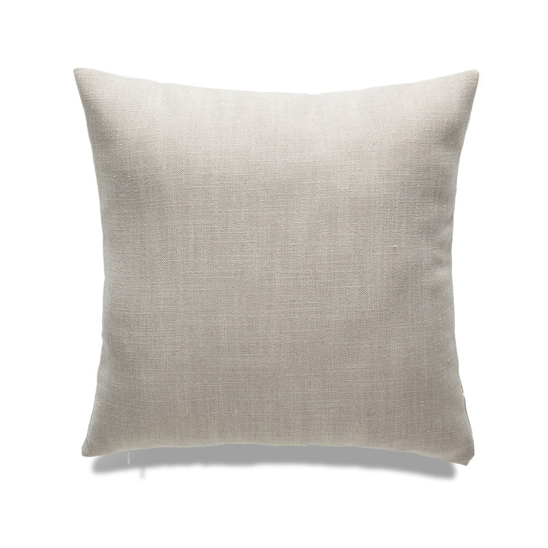 Coussin SEATTLE SOLID, Beige, 18 po x 18 po, Polyester