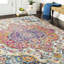 Tapis oriental gris / orange / rose Adeliza-1124047030