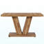 Table de salle à manger 47 po, table de salle à manger en bois de ferme avec piédestal