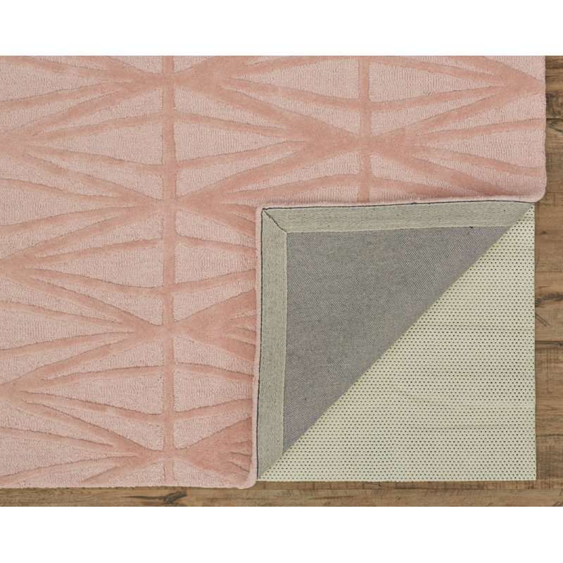Wool Geometric Indoor Rug, Runner 2'6" x 8'