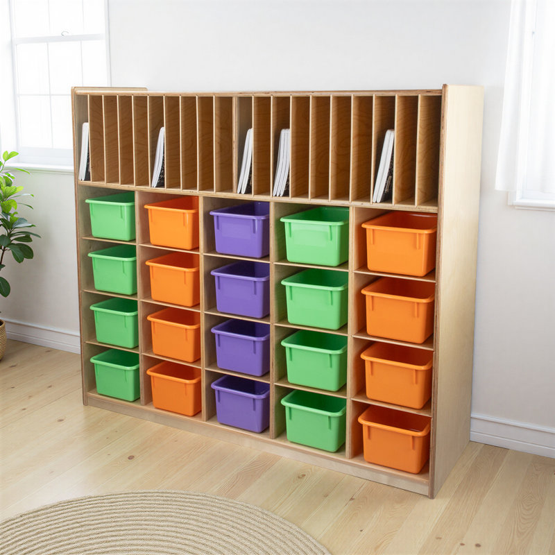 Rangement multiple sans plateaux, Oui, Teintes pastel assorties