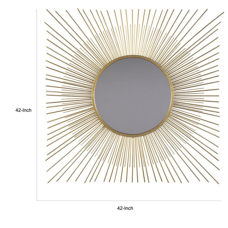 Ari Metal Flat Wall Mirror