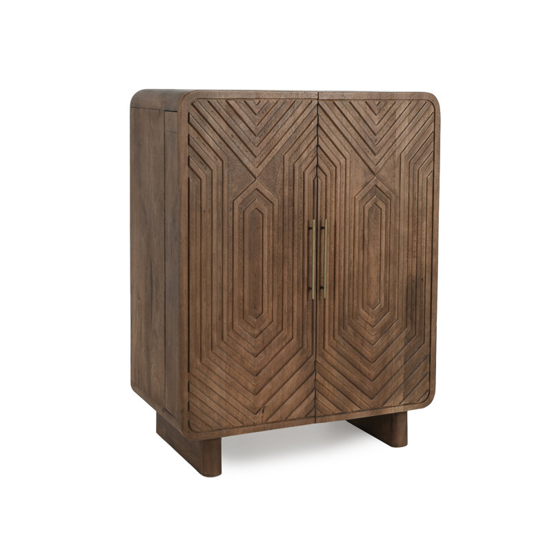 Holmes Solid Wood Bar Cabinet