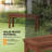 40-Inch Solid Wood Backless Outdoor Bench-139682316