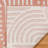 Savara Chryssi Coral Orange Ivory Cream Modern Circles Indoor/ Outdoor Polypropylene Flatweave Area Rug-114323838