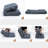 Trule Adjustable Reclining Floor Game Chair-1008110423