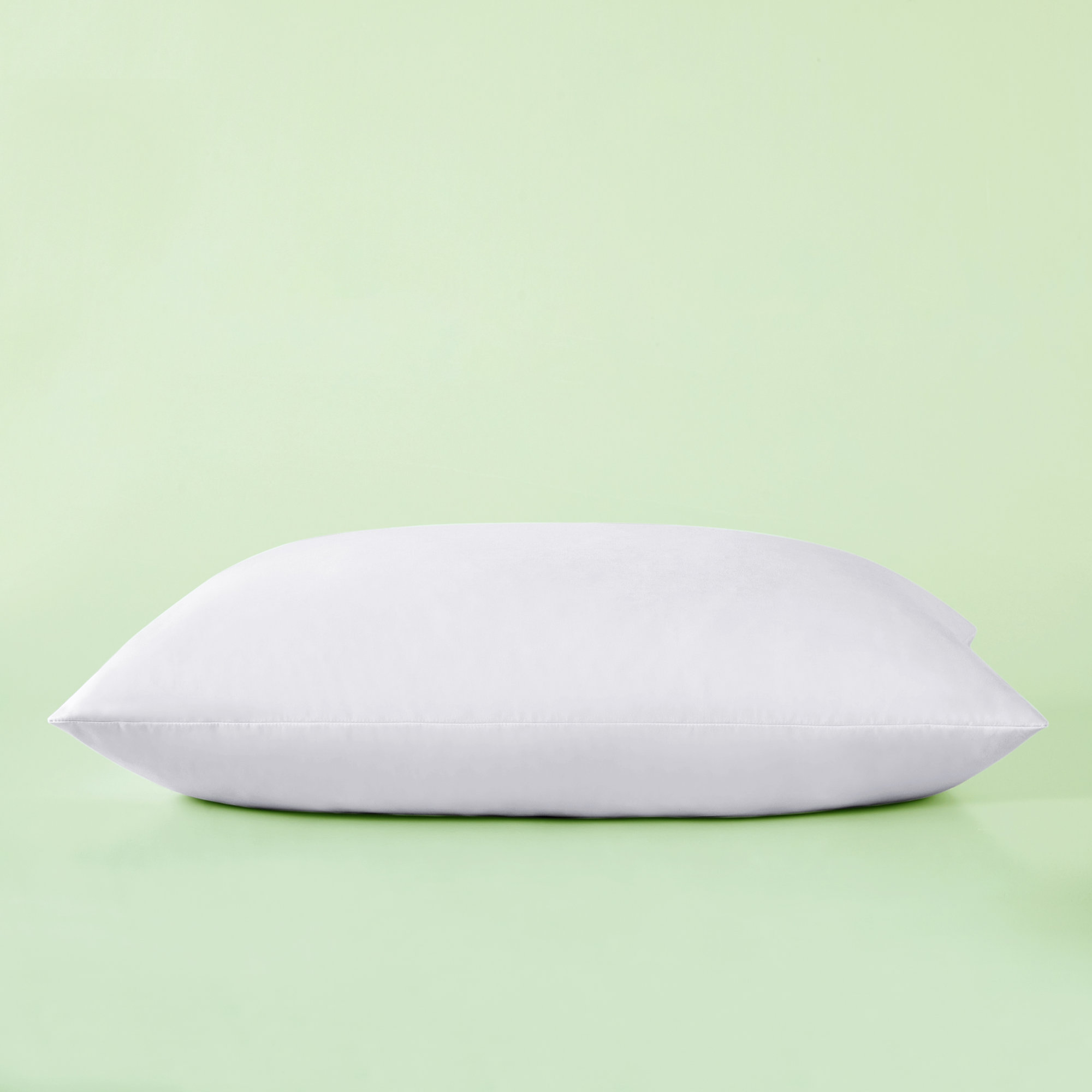 Eco-Friendly Down & Feather Blend Plush Bed Pillow, Standard