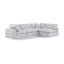 Canapé modulaire 4 pièces rembourré-87149724