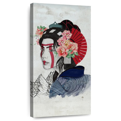 Portrait de femme Geisha