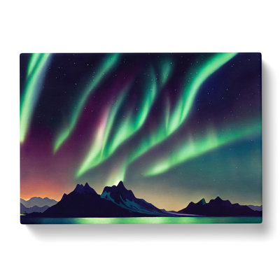 Northern Lights Watercolour Vol.6 - Wrapped Canvas