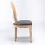 Chaise de salle à manger de style français antique, ensemble de 2-1107467548