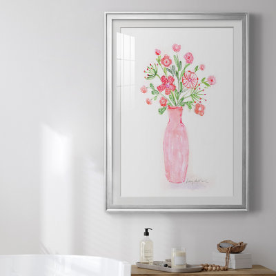 Boho Pinwheel Bouquet II, reproduction encadrée de qualité supérieure - prête à être accrochée