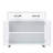 Two Door Side Table-White
