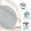 Plateau de table rond en verre trempé Marble Design, protecteur de table blanc épais de 8 mm, plateau de table de remplacement-122766819-122766823