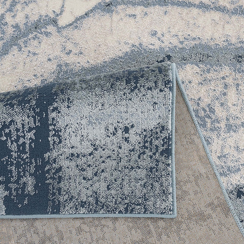 Tapis abstrait pour salon, chambre à coucher, Rectangle 5 pi 3 po x 7 pi