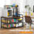 3D Printer Table with Filament Storage, Heavy Duty Metal 3D Printing Station, Multi-Spool Filament Organizer Rack, Printer Stand for Home Office Workshop
