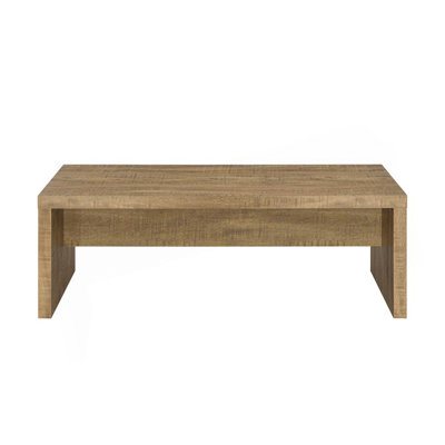 Rectangular Engineered Wood Coffee Table, Mango
