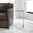 Caddie Glass Top End Table
