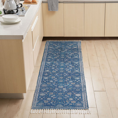Jessica Simpson Cedarlyn Machine Washable Chenille Chindi Fringe Rugs 1-Piece