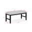 Banc en bois gris clair 1pc
