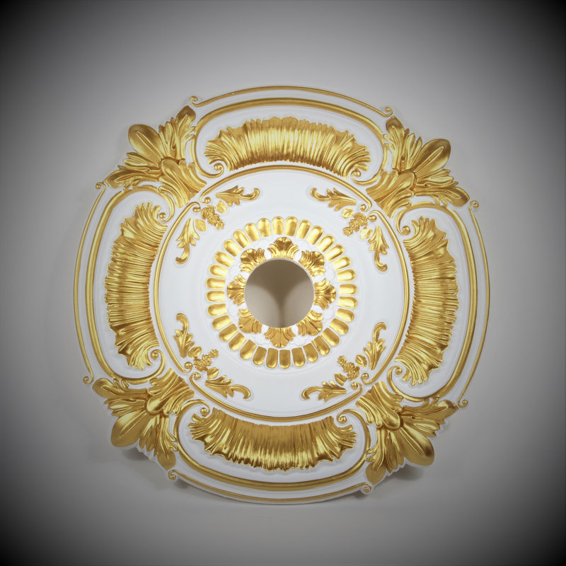 Ceiling Medallion, 4" H x 26" W x 26" D
