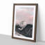 The Pink Mountain in Abstract - Picture Frame Graphic Art Print-55763414-55763418