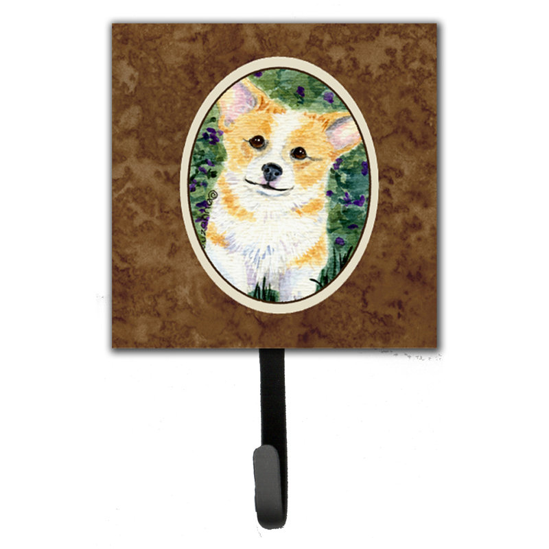 Porte-laisse corgi et crochet à clé