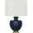 Brass Base/ Navy Shade