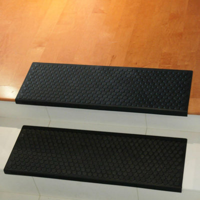Tapis d'escalier en caoutchouc antidérapant Coin Grip