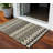 3' X 5' Charcoal Gray Quatrefoil Washable Indoor Outdoor Area Rug