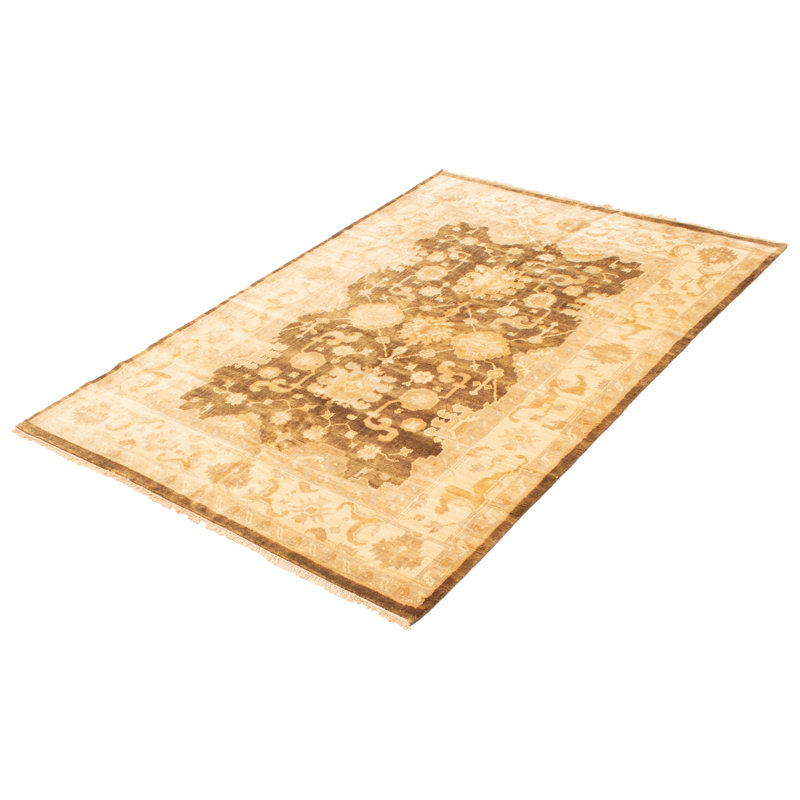 Tapis taupe Dawus Oushak 6 pi 2 po x 8 pi 10 po