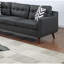 Causeuse moderne avec canapé et coussins 2 pièces-106027036