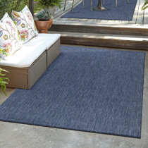 Arba Blue Indoor / Outdoor Area Rug Latitude Run Rug Size: Rectangle 3'6 x 5