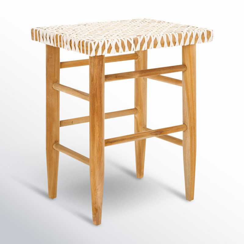 Kazbah Upholstered Counter Stool with Solid Wood Frame