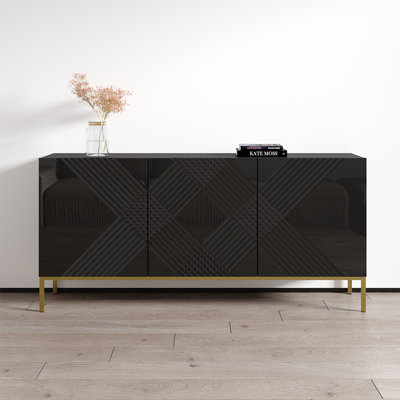 Wimbled 63" Sideboard with High Gloss Finish