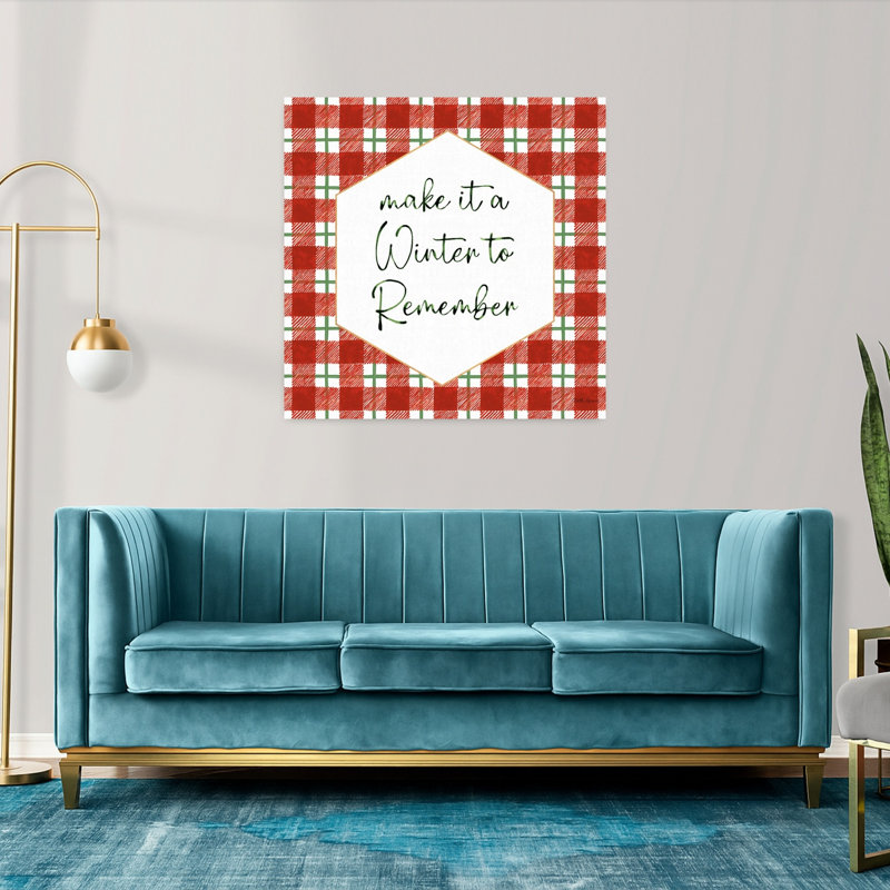 «Classic Christmas», art traditionnel d'hiver abstrait classique, H 36 po x l 36 po
