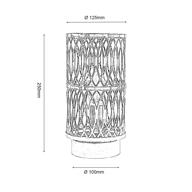 Steel Table Lamp
