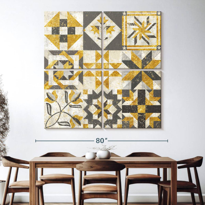 Kerner Americana Quilt, 74" H x 74" W