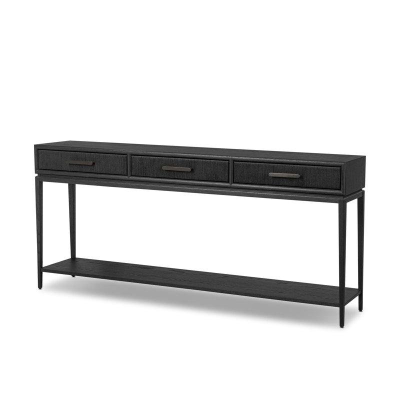 78'' Console Table, Black
